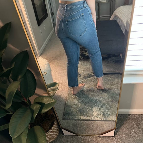 Abercrombie & Fitch High Rise Blue Jeans - Picture 4 of 10